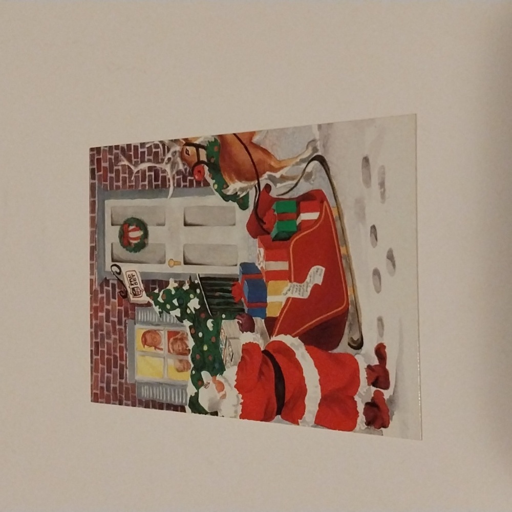 Vintage 1991 Pro Set Santa Claus Trading Card Christmas Holiday